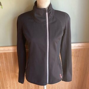 New Balance HK black zip-up athletic jacket